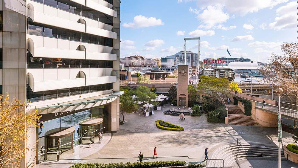 Sydney CBD campus at Darling Harbour entrance